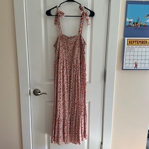 Floral maternity dress